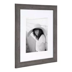 Kate And Laurel Edson 16 In. X 20 In. Matted To 11 In. X 14 In. Gray Picture Frames (Set Of 2) -SAFAVIEH Shop gray kate and laurel picture frames 216964 4f 1000