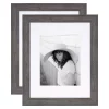 Kate And Laurel Edson 16 In. X 20 In. Matted To 11 In. X 14 In. Gray Picture Frames (Set Of 2) -SAFAVIEH Shop gray kate and laurel picture frames 216964 64 1000
