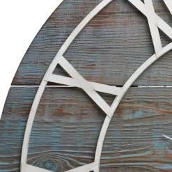 Wall Clocks Pinnacle Wood Plank Frameless Washed Gray Wall Clock 10 Wall Clocks Pinnacle Wood Plank Frameless Washed Gray Wall Clock -SAFAVIEH Shop gray pinnacle wall clocks 1805 3732 1f 1000