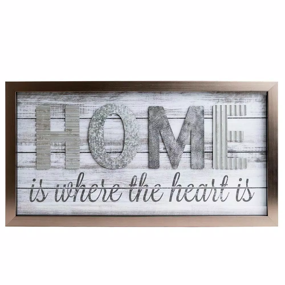 Wall Signs Pinnacle Home Is Where The Heard Is Wood Plank Decorative Sign 4 Wall Signs Pinnacle Home Is Where The Heard Is Wood Plank Decorative Sign - Image 2