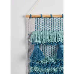 Wall Accents LR Home Coast Gray / Teal Fringed Wall Tapestry 13 Wall Accents LR Home Coast Gray / Teal Fringed Wall Tapestry -SAFAVIEH Shop gray teal lr home tapestries wallh80225gyt1622 1f 1000