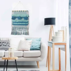 Wall Accents LR Home Coast Gray / Teal Fringed Wall Tapestry 15 Wall Accents LR Home Coast Gray / Teal Fringed Wall Tapestry -SAFAVIEH Shop gray teal lr home tapestries wallh80225gyt1622 31 1000