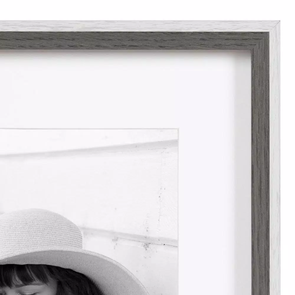 Kate And Laurel Gibson 8.5 In. X 11 In. Gray/White Picture Frames (Set Of 4) 6 Kate And Laurel Gibson 8.5 In. X 11 In. Gray/White Picture Frames (Set Of 4) - Image 4