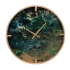 Wall Clocks A & B Home Green Organic Elements Modern Chic Wall Clock