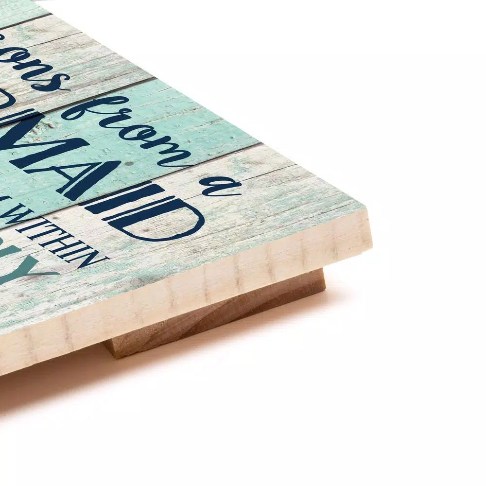 Wall Signs P Graham Dunn Lessons From A Mermaid Wood Pallet Individual Wooden Art 6 Wall Signs P Graham Dunn Lessons From A Mermaid Wood Pallet Individual Wooden Art - Image 4