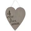 Wall Signs 3R Studios 27.5 In. H X 18 In. W 4 Ever And Ever Amen Wall Art 1 Wall Signs 3R Studios 27.5 In. H X 18 In. W 4 Ever And Ever Amen Wall Art -SAFAVIEH Shop grey 3r studios wall signs da4378 64 1000