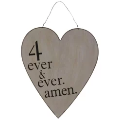 Wall Signs 3R Studios 27.5 In. H X 18 In. W 4 Ever And Ever Amen Wall Art
