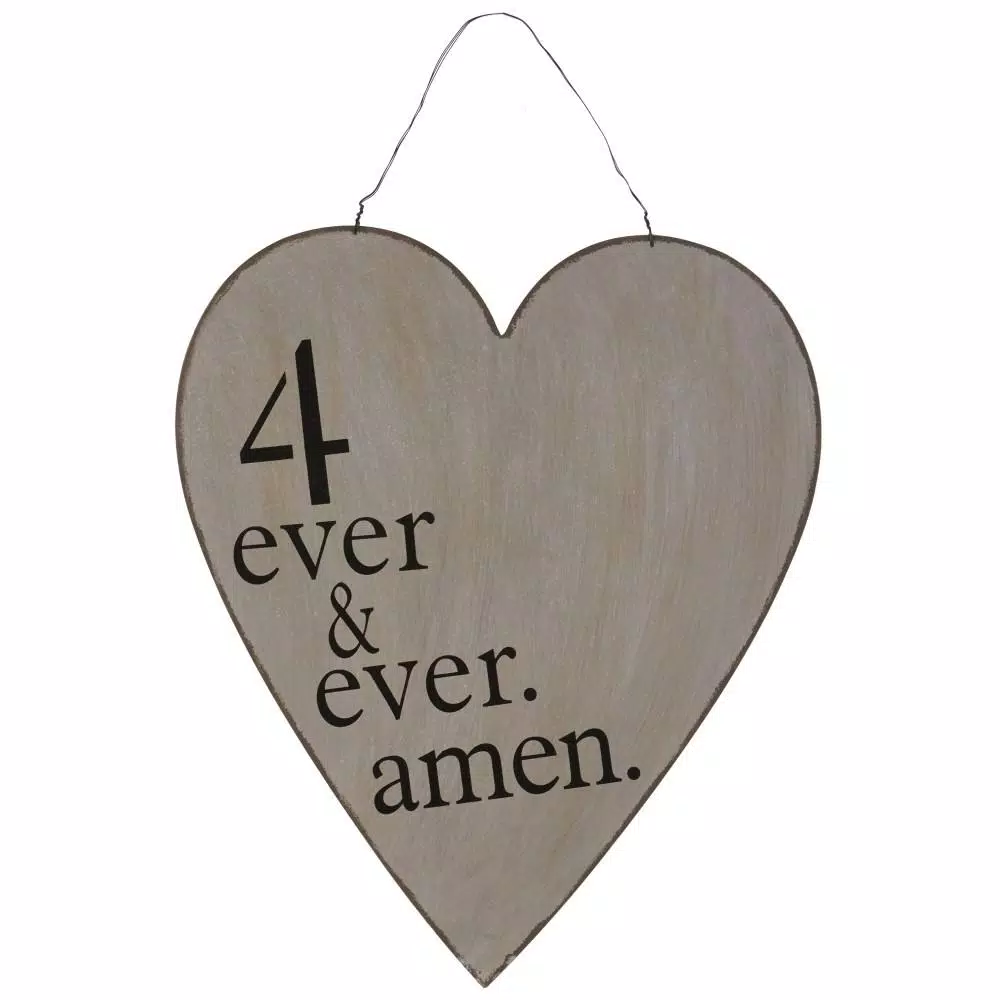 Wall Signs 3R Studios 27.5 In. H X 18 In. W 4 Ever And Ever Amen Wall Art 3 Wall Signs 3R Studios 27.5 In. H X 18 In. W 4 Ever And Ever Amen Wall Art