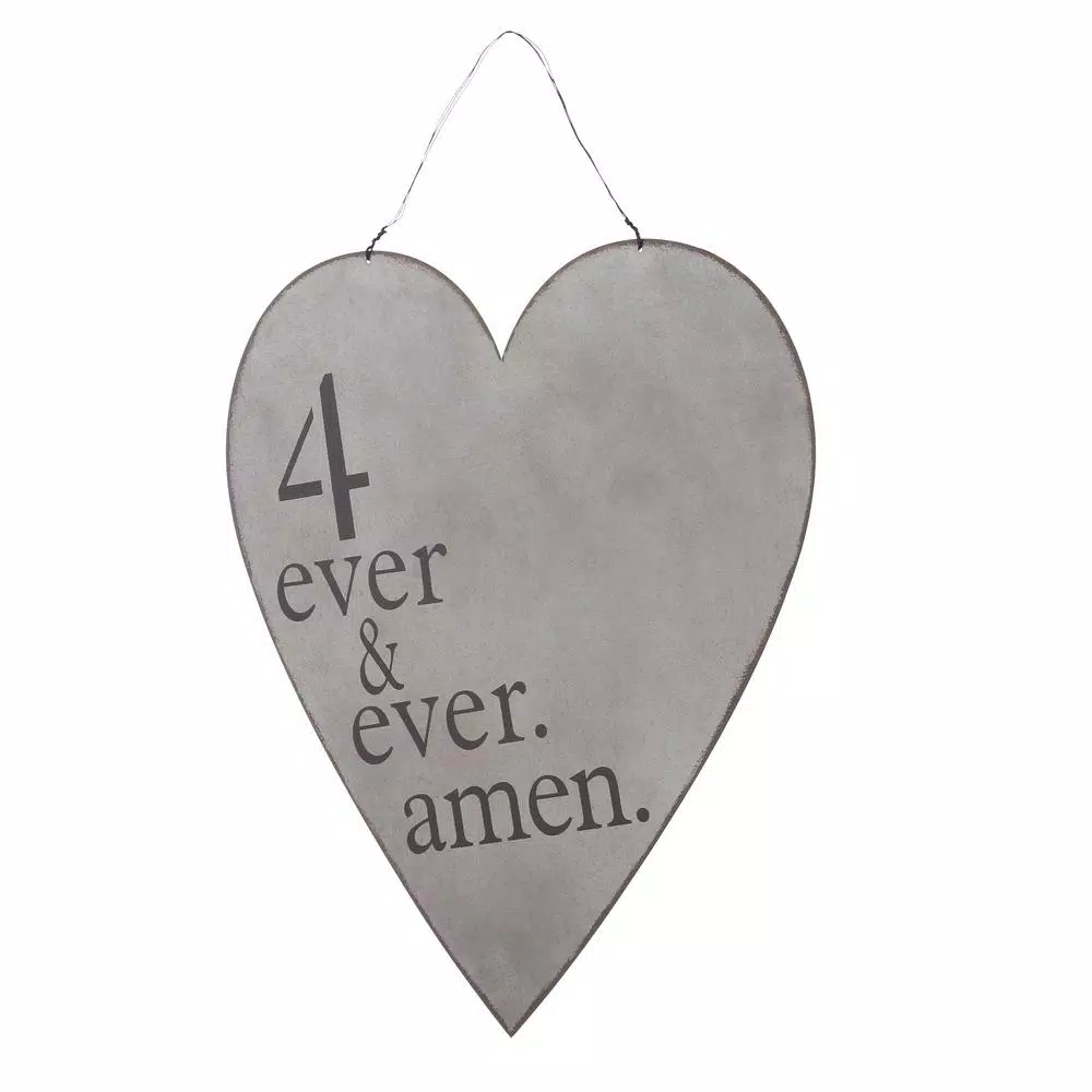 Wall Signs 3R Studios 27.5 In. H X 18 In. W 4 Ever And Ever Amen Wall Art 4 Wall Signs 3R Studios 27.5 In. H X 18 In. W 4 Ever And Ever Amen Wall Art - Image 2