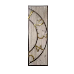 Wall Clocks Bulova Oversized 3-Panel Square Gallery Clock With A Weathered Wood 9 Wall Clocks Bulova Oversized 3-Panel Square Gallery Clock With A Weathered Wood -SAFAVIEH Shop grey bulova wall clocks c4113 1f 1000