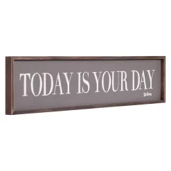 Wall Signs Pinnacle 11 In. X 49 In. Dr. Seuss Today Is Your Day Quote Framed Wood Wall Decor 10 Wall Signs Pinnacle 11 In. X 49 In. Dr. Seuss Today Is Your Day Quote Framed Wood Wall Decor -SAFAVIEH Shop grey pinnacle wall signs 1807 3897 4f 1000