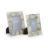 Two’s Company Natural Agate Grey Colored Picture Frames In Gift Box Includes 2 Sizes: 4 In. X 6 In. And 5 In. X 7 In. (Set Of 2) -SAFAVIEH Shop grey two s company picture frames hcm002 s2 64 1000