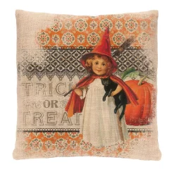 Throw Pillows Heritage Lace Victorian Halloween Natural Graphic Polyester 18 In. X 18 In. Throw Pillow -SAFAVIEH Shop heritage lace throw pillows vch1818na 2 1f 1000
