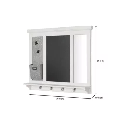 Memo Boards Home Decorators Collection 26 In. H X 31 In. W X 5 In D Home Decorators Collection White Wood Multi-Function Wall Organizer With Hooks 9 Memo Boards Home Decorators Collection 26 In. H X 31 In. W X 5 In D Home Decorators Collection White Wood Multi-Function Wall Organizer With Hooks -SAFAVIEH Shop home decorators collection memo boards yx9k1003 e1 1000