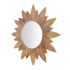 Wall Mirrors Home Decorators Collection Medium Sunburst Brown Antiqued Art Deco Accent Mirror (34 In. Diameter) -SAFAVIEH Shop home decorators collection wall mirrors 18mj02w056 66 1000