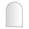 Wall Mirrors Home Decorators Collection Medium Arched Gold Antiqued Classic Accent Mirror (35 In. H X 24 In. W)