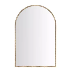 Wall Mirrors Home Decorators Collection Medium Arched Gold Antiqued Classic Accent Mirror (35 In. H X 24 In. W)