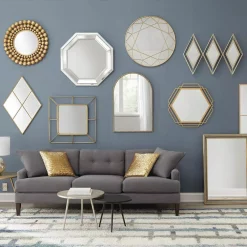 Wall Mirrors Home Decorators Collection Medium Arched Gold Antiqued Classic Accent Mirror (35 In. H X 24 In. W) -SAFAVIEH Shop home decorators collection wall mirrors h5 mh 253 a0 1000