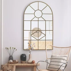 Wall Mirrors Home Decorators Collection Medium Arched Gold Windowpane Classic Accent Mirror (39 In. H X 24 In. W) 9 Wall Mirrors Home Decorators Collection Medium Arched Gold Windowpane Classic Accent Mirror (39 In. H X 24 In. W) -SAFAVIEH Shop home decorators collection wall mirrors mr20339b hd 40 1000