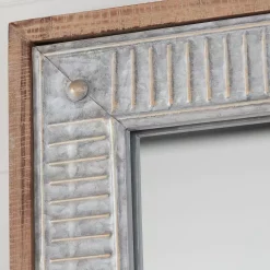 Wall Mirrors Home Decorators Collection Medium Rectangle Galvanized Antiqued Farmhouse Accent Mirror (39 In. H X 27 In. W) 12 Wall Mirrors Home Decorators Collection Medium Rectangle Galvanized Antiqued Farmhouse Accent Mirror (39 In. H X 27 In. W) -SAFAVIEH Shop home decorators collection wall mirrors p180221 1d 1000
