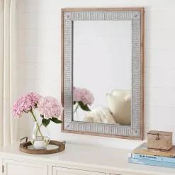 Wall Mirrors Home Decorators Collection Medium Rectangle Galvanized Antiqued Farmhouse Accent Mirror (39 In. H X 27 In. W) 10 Wall Mirrors Home Decorators Collection Medium Rectangle Galvanized Antiqued Farmhouse Accent Mirror (39 In. H X 27 In. W) -SAFAVIEH Shop home decorators collection wall mirrors p180221 40 1000