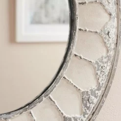 Wall Mirrors Home Decorators Collection Medium Round Ivory Antiqued Classic Accent Mirror (32 In. Diameter) -SAFAVIEH Shop home decorators collection wall mirrors p180278 1xxa 1d 1000