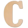 Decorative Letters Jeff McWilliams Designs 15 In. Oversized Unfinished Wood Letter (C)