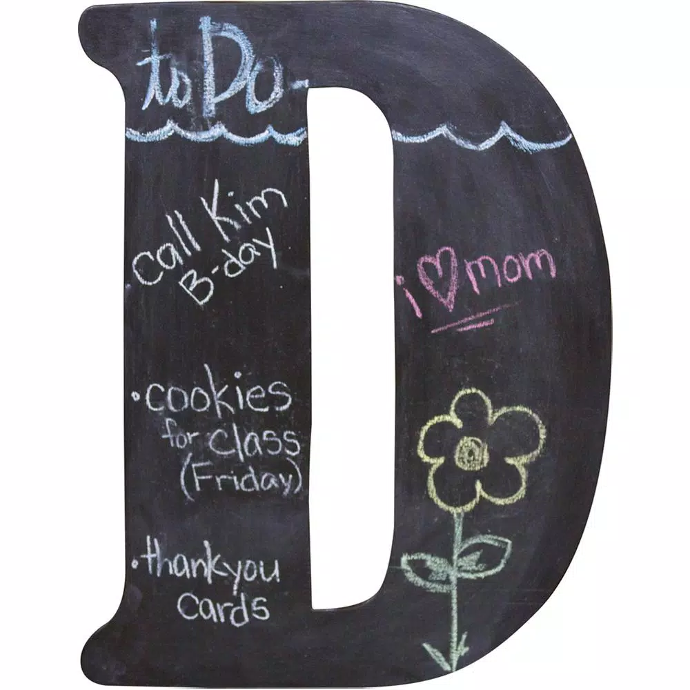 Decorative Letters Jeff McWilliams Designs 15 In. Oversized Unfinished Wood Letter (D) 4 Decorative Letters Jeff McWilliams Designs 15 In. Oversized Unfinished Wood Letter (D) - Image 2