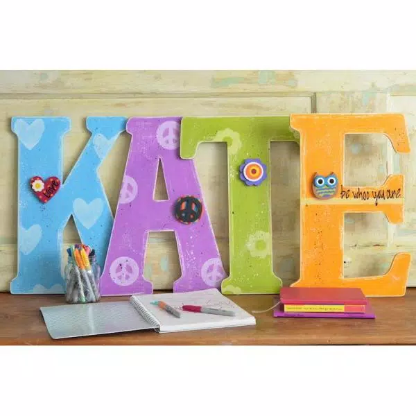 Decorative Letters Jeff McWilliams Designs 15 In. Oversized Unfinished Wood Letter (E) 4 Decorative Letters Jeff McWilliams Designs 15 In. Oversized Unfinished Wood Letter (E) - Image 2