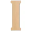Decorative Letters Jeff McWilliams Designs 15 In. Oversized Unfinished Wood Letter (I)