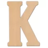 Decorative Letters Jeff McWilliams Designs 15 In. Oversized Unfinished Wood Letter (K)