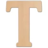 Decorative Letters Jeff McWilliams Designs 15 In. Oversized Unfinished Wood Letter (T)