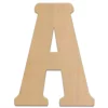 Decorative Letters Jeff McWilliams Designs 23 In. Oversized Unfinished Wood Letter (A)