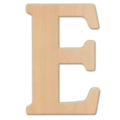 Decorative Letters Jeff McWilliams Designs 23 In. Oversized Unfinished Wood Letter (E)