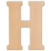 Decorative Letters Jeff McWilliams Designs 23 In. Oversized Unfinished Wood Letter (H)