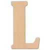 Decorative Letters Jeff McWilliams Designs 23 In. Oversized Unfinished Wood Letter (L)