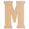 Decorative Letters Jeff McWilliams Designs 23 In. Oversized Unfinished Wood Letter (M)