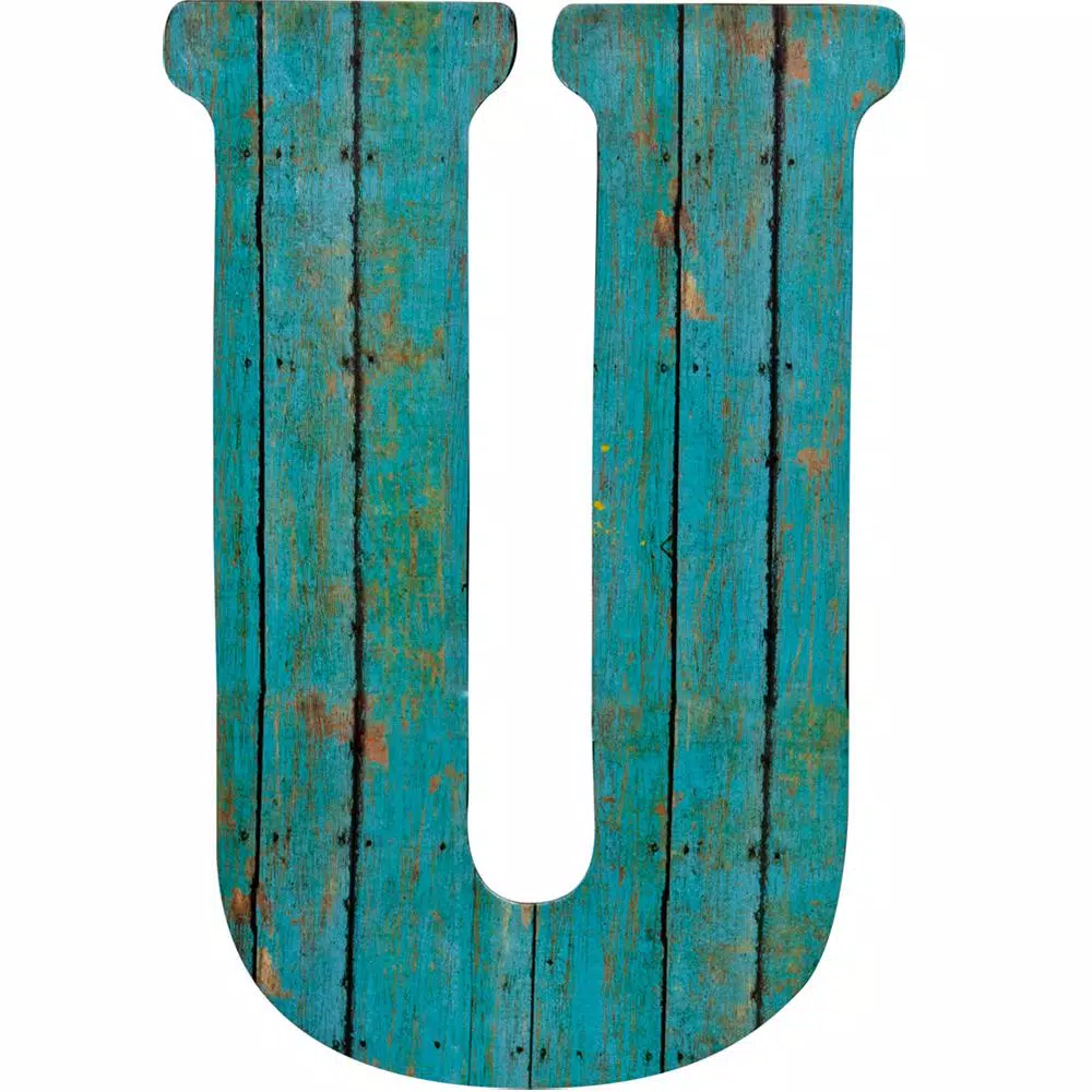 Decorative Letters Jeff McWilliams Designs 23 In. Oversized Unfinished Wood Letter (U) 4 Decorative Letters Jeff McWilliams Designs 23 In. Oversized Unfinished Wood Letter (U) - Image 2