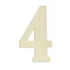 Decorative Letters Jeff McWilliams Designs 18 In. Oversized Unfinished Wood Number “4” -SAFAVIEH Shop jeff mcwilliams designs decorative letters 300423 64 1000