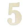 Decorative Letters Jeff McWilliams Designs 18 In. Oversized Unfinished Wood Number “5” -SAFAVIEH Shop jeff mcwilliams designs decorative letters 300424 64 1000