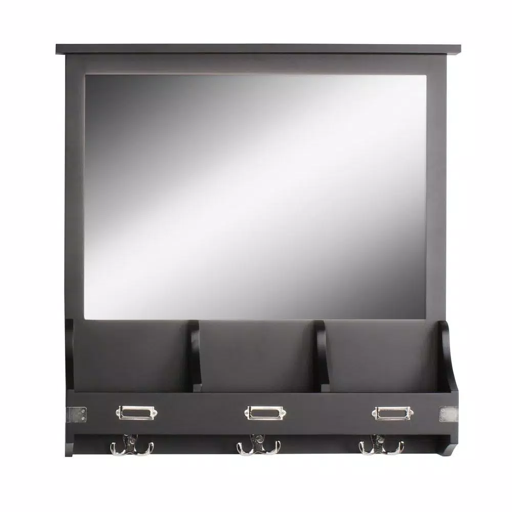 Memo Boards Kate And Laurel Stallard Black Multi Function Mirror Memo Board 4 Memo Boards Kate And Laurel Stallard Black Multi Function Mirror Memo Board - Image 2