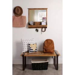 Memo Boards Kate And Laurel Stallard Rustic Brown Multi Function Mirror Memo Board -SAFAVIEH Shop kate and laurel memo boards 209304 31 1000