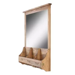 Memo Boards Kate And Laurel Stallard Rustic Brown Multi Function Mirror Memo Board -SAFAVIEH Shop kate and laurel memo boards 209304 4f 1000