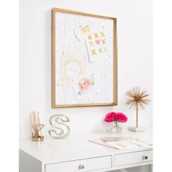 Memo Boards Kate And Laurel Calter Gold Geo Magnetic Memo Board -SAFAVIEH Shop kate and laurel memo boards 214239 31 1000