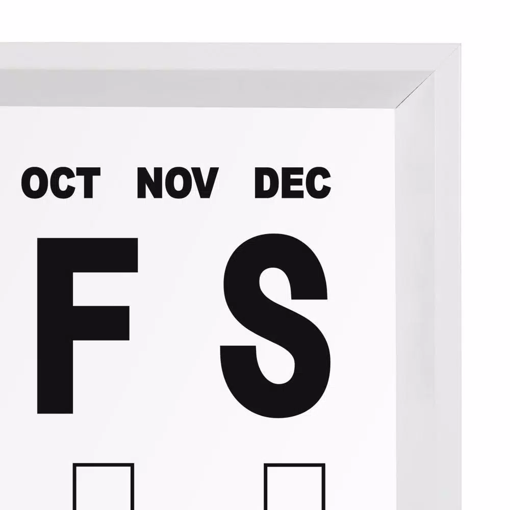 Memo Boards Kate And Laurel Calter White Acrylic Monthly Calendar Memo Board 5 Memo Boards Kate And Laurel Calter White Acrylic Monthly Calendar Memo Board - Image 3