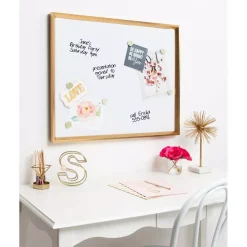 Memo Boards Kate And Laurel Calter Gold Dry Erase Board Memo Board -SAFAVIEH Shop kate and laurel memo boards 214707 31 1000