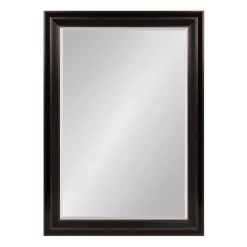 Wall Mirrors Kate And Laurel Large Rectangle Bronze Beveled Glass Contemporary Mirror (41.63 In. H X 29.63 In. W)