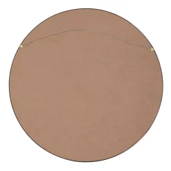 Wall Mirrors Kate And Laurel Medium Round Black Contemporary Mirror (25.59 In. H X 25.59 In. W) -SAFAVIEH Shop kate and laurel wall mirrors 213122 1f 1000