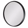 Wall Mirrors Kate And Laurel Medium Round Black Contemporary Mirror (25.59 In. H X 25.59 In. W) 2 Wall Mirrors Kate And Laurel Medium Round Black Contemporary Mirror (25.59 In. H X 25.59 In. W) -SAFAVIEH Shop kate and laurel wall mirrors 213122 64 1000