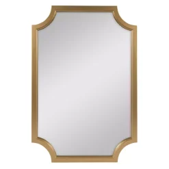 Wall Mirrors Kate And Laurel Medium Irregular Gold Contemporary Mirror (36 In. H X 24 In. W)